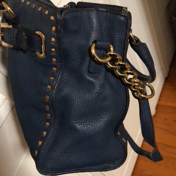 Navy blue Michael Kors bag - Picture 6 of 8